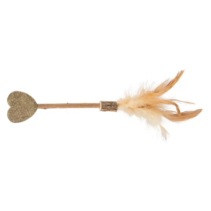 Matatabi Lolly C/ Coraçao De Catnip E Penas 23 Cm Trixie