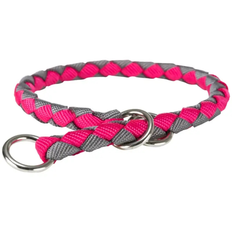 Semi-estrangul. "cavo" s 25-31cm/ø12 Mm fuchsia/gr Trixie