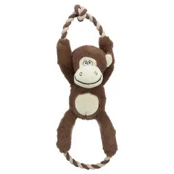 Macaco Em Pelucia/corda - 40 Cm Trixie - 1040061103