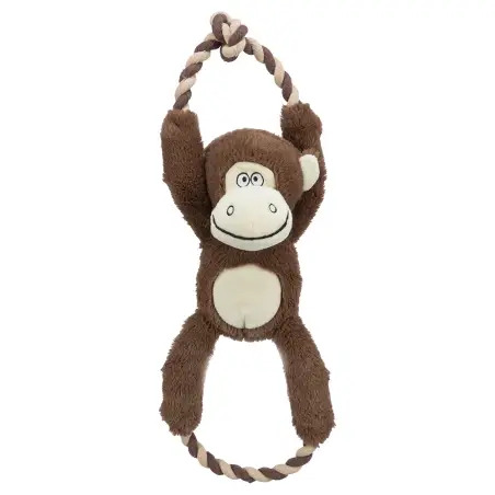 Macaco Em Pelucia/corda - 40 Cm Trixie - 1040061103