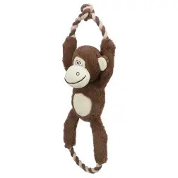 Macaco Em Pelucia/corda - 40 Cm Trixie - 1040061103