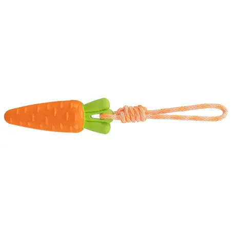 Cenoura C/ Corda/borracha Termoplastica tpr - 39 Cm Trixie - 1040060557
