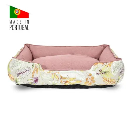 Cama "bucareste Pink Feather" 50x40x15 Cm Homipet - 1040070468