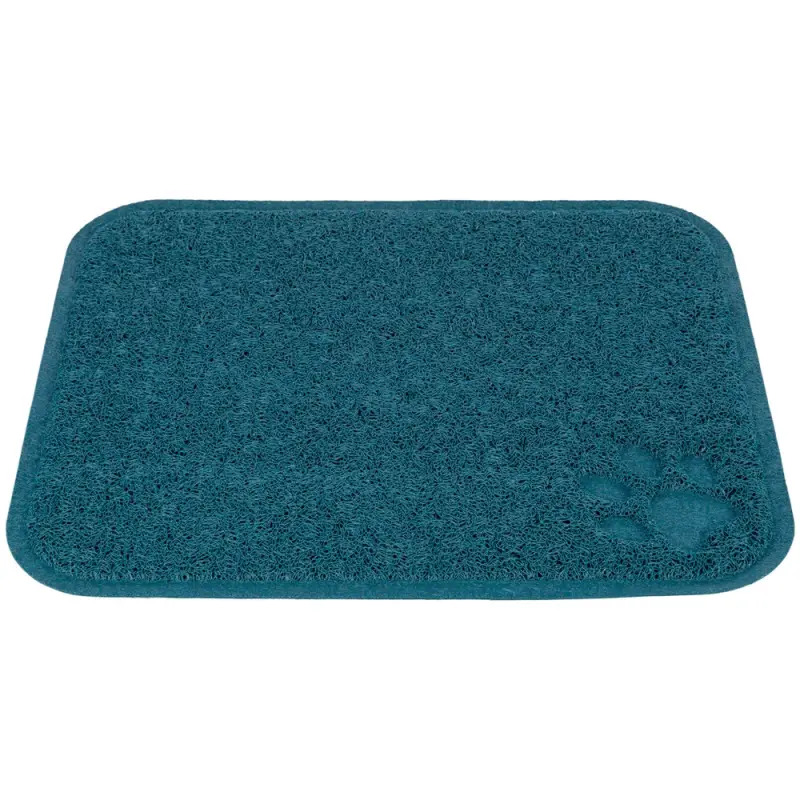 Tapete Em Pvc P/ Wc De Gatos 37x45 Cm azul Trixie