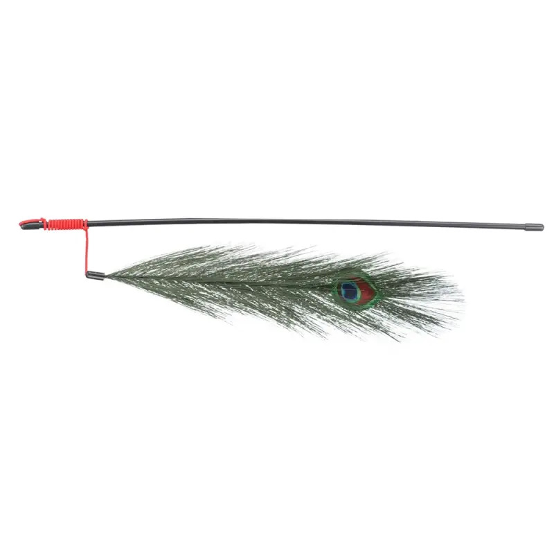 Bastao C/ Pena De Pavao - 47 Cm Trixie