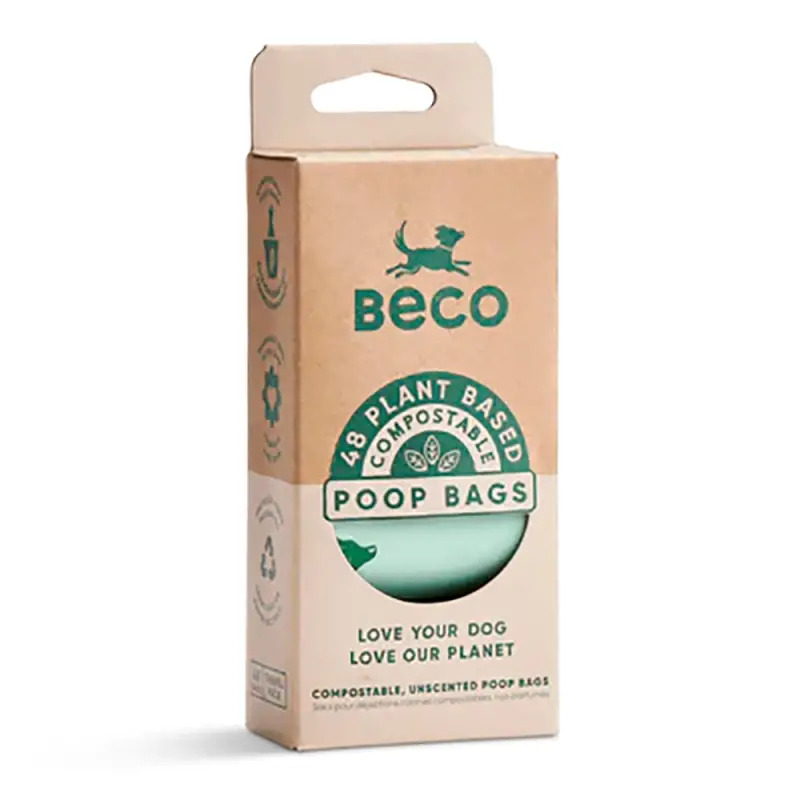 Sacos compostáveis para Degetos BecoPets Sacos compostáveis para Degetos BecoPets