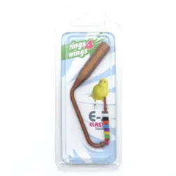 Kit Inicial Anilhas Elasticas P/ Canarios E Exoticos 3 Mm EX - 1040110021