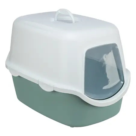 Toilete "vico" C/ Porta P/ Gatos salvia/branco Trixie - 1050130034