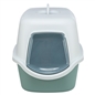 Toilete "vico" C/ Porta P/ Gatos salvia/branco Trixie
