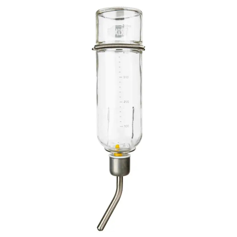 Bebedouro Esfera Em Vidro P/ Coelhos - 500 Ml Trixie