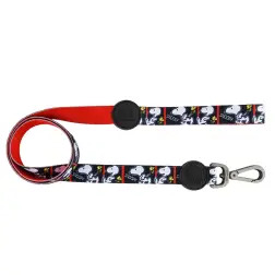 Trela Preto/Frames Snoopy - XS - 120cm / 1cm - 1040220941