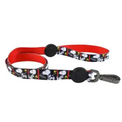 Trela Preto/Frames Snoopy - XS - 120cm / 1cm - 1040220941