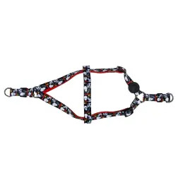 Peitoral Preto/Frames Snoopy - XS - Circunf. Barriga: 27-38cm - 1040180758