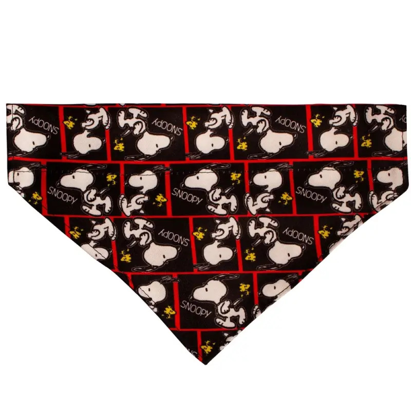 Bandana Snoopy Preto/Frames L Snoopy