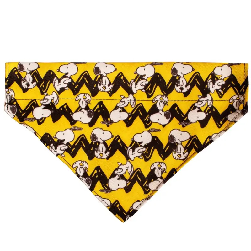 Bandana Snoopy amarelo/c.b. - Tam. S Snoopy