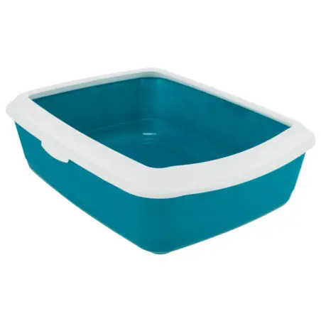 Toilete "classic" C/ Rebordo petroleo/branco Trixie - 1040380045
