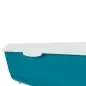 Toilete "classic" C/ Rebordo petroleo/branco Trixie