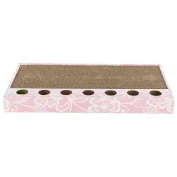Arranhador Em Cartao C/ Brinquedos 48x25 Cm rosa Trixie - 1040060719