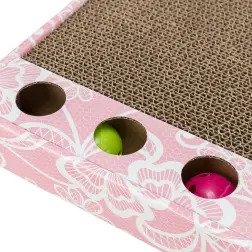 Arranhador Em Cartao C/ Brinquedos 48x25 Cm rosa Trixie #2 - 1040060719
