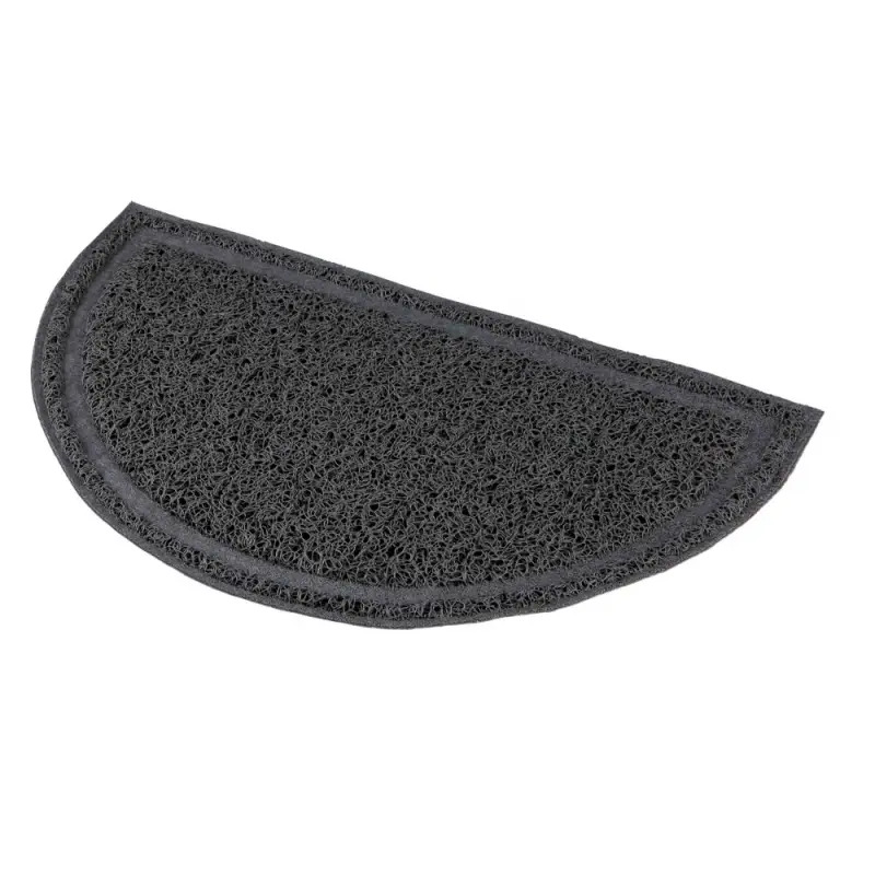 Tapete Semi-circular Em Pvc P/ Wc 41x25 Cm antracite Trixie