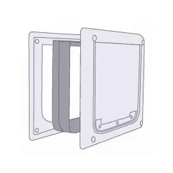 Tunel P/ Porta "freedog" Refª. Tx3877 branco Trixie - 1040310226