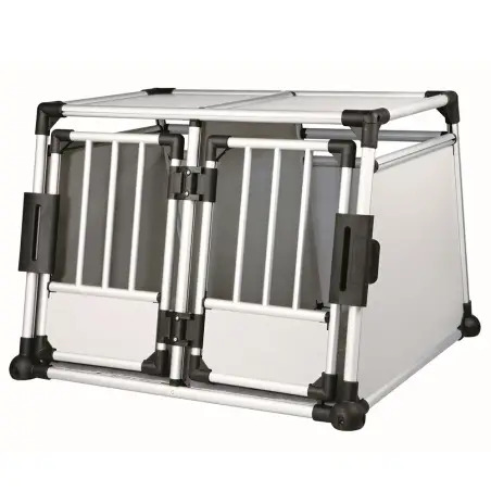 Transp. Dupla Em Aluminio inclinada P/ Caes 93x64x8 Trixie - 1580090181