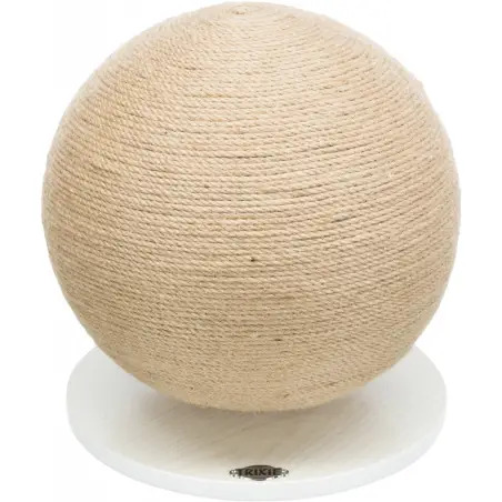 Bola Em Juta P/ Arranhar C/ Base Em Mdf Ø 29x31 Cm Trixie - 1040061566