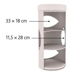 Cat Tower Gracia 85 Cm cinzento Trixie #1 - 1040061519
