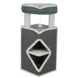 Cat Tower Arma 98 Cm cinza/branco/cinza Trixie - 1040061468