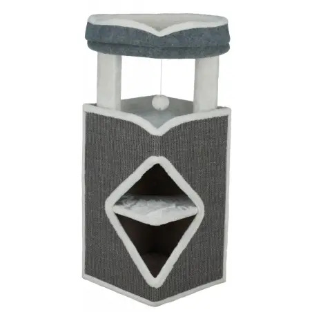 Cat Tower Arma 98 Cm cinza/branco/cinza Trixie - 1040061468