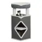 Cat Tower Arma 98 Cm cinza/branco/cinza Trixie