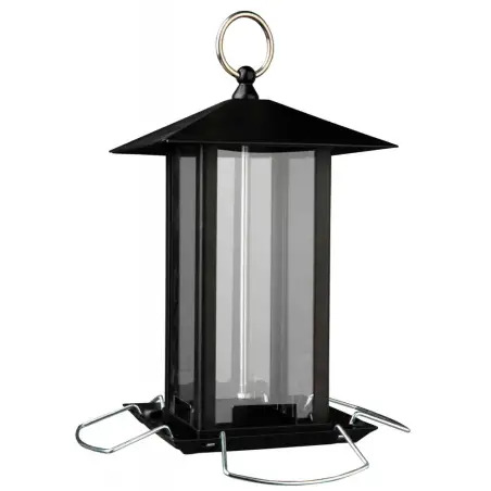 Comedouro Em Metal P/ Suspender 19x20x19 Cm preto Trixie - 1040090792