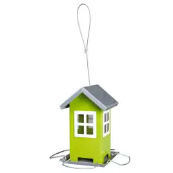 Comedouro Em Metal P/ Suspender 19x20x19 Cm verde/pr Trixie - 1040090776
