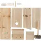 Kit P/ Construçao De Ninho P/ Aves Silvestres 12x26x1 Trixie