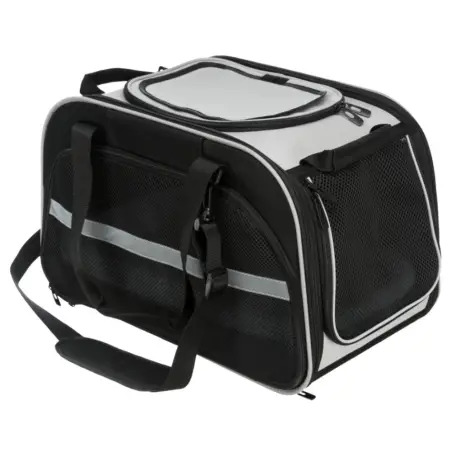 Saco De Transporte valery” 29x31x49 Cm preto/cinza Trixie - 1580090152
