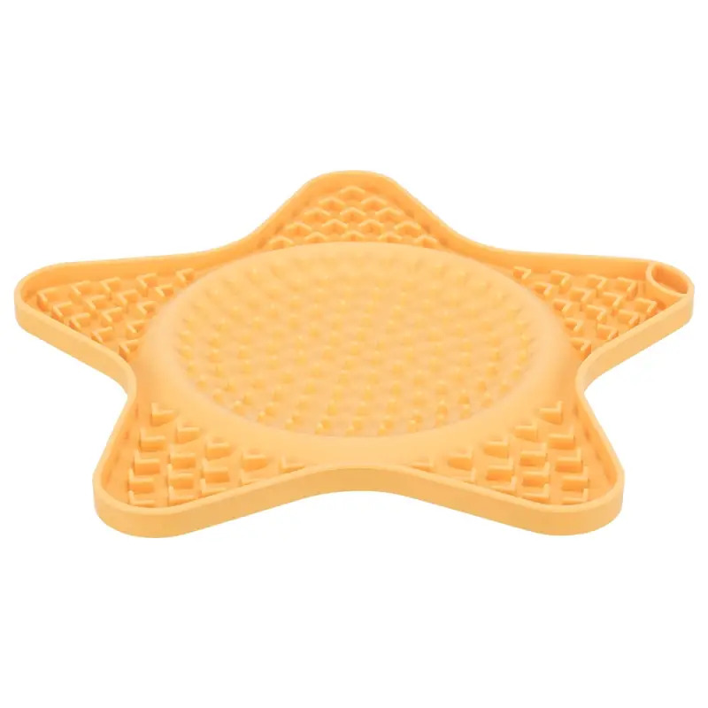 Placa "lick"n"snack" Em Silicone 23,5 Cm amarelo Trixie