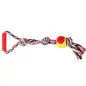 Corda Multicolorida C/ Pega E Bola Tenis - 6 Cm Trixie