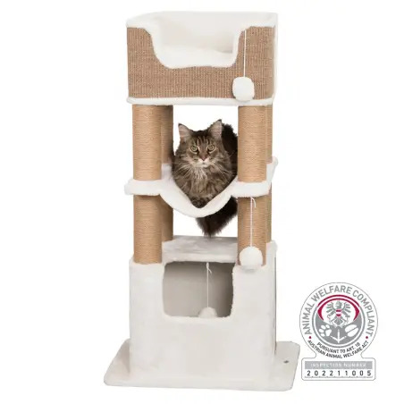 Arranhador "lucano" P/ Gatos branco/sisal Trixie - 1040061474