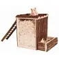 Torre Em Madeira P/ Escavar P/ Hamsters E Peq. Roedor Trixie