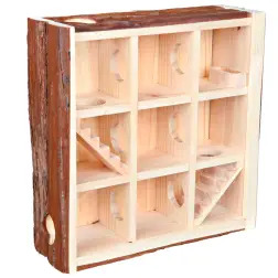 Torre Em Madeira P/ Exercicio P/ Ratos 30x30x10 Cm Trixie - 1040270135