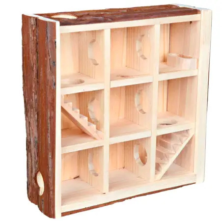 Torre Em Madeira P/ Exercicio P/ Ratos 30x30x10 Cm Trixie - 1040270135
