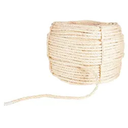 Corda Em Sisal Natural Ø10 Mm rolo Aprox. 220 Mt Trixie - 1040061567