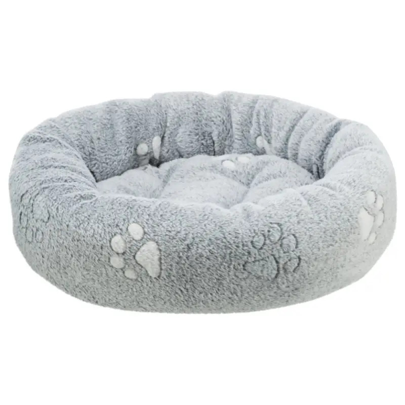 Cama Redonda "nando" 50x40 Cm cinza Claro Trixie