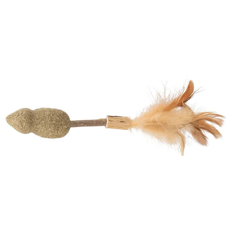 Matatabi Lolly C/ Rato De Catnip E Penas 20 Cm Trixie