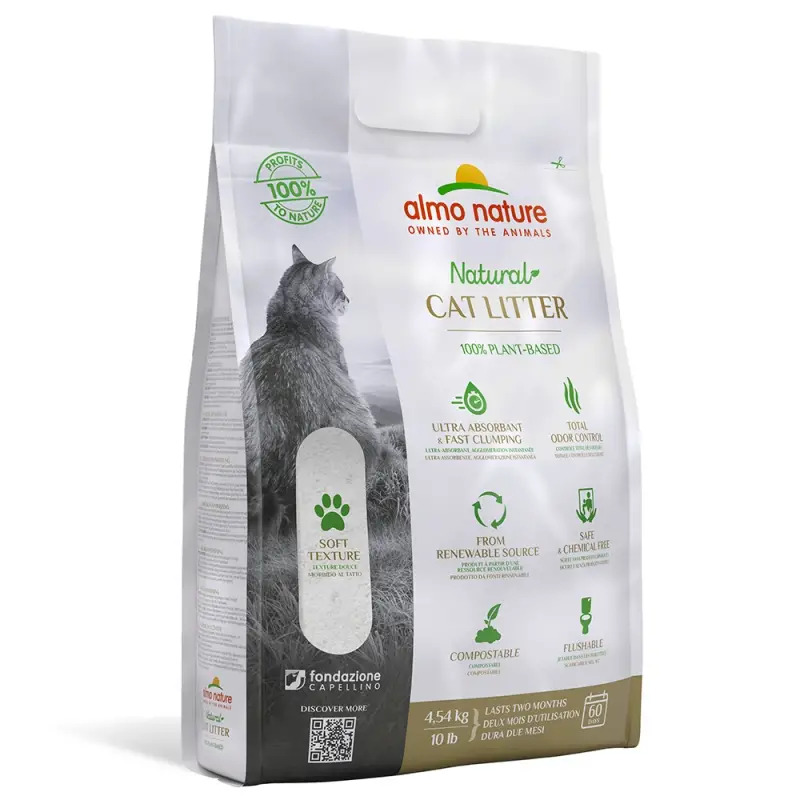 Almo Nature Cat Litter - Fino - 4,54 Kg 6 Lt Almo Nature