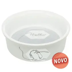 Gamela Em Ceramica "hello Comic" P/ Coelhos 240 Ml /  Trixie #3 - 1040090356