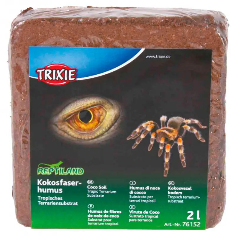 Humus De Coco - Substrato Tropical 2 Lt / 160 Gr 6 U Trixie