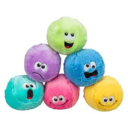 Bola Em Pelucia/poliester C/ Som Ø10 Cm 6 Unid. Trixie - 1040061571