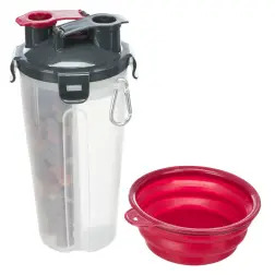 Contentor Portatil P/agua/raçao plastico 2x0,35lt/ø Trixie - 1040090522