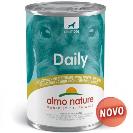 Alimento Húmido para Cão Adulto com Peru 400gr Almo Nature - 1540260177